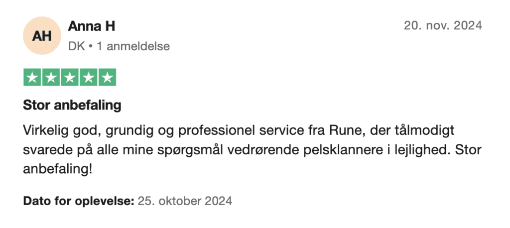 Mød Nordisk Skadedyrservice | Nordisk Skadedyrservice pelsklanner trustpilot anmeldelse | Nordisk Skadedyrservice